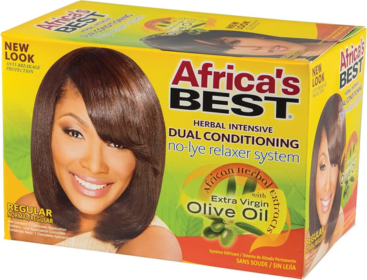 Africa's Best No-Lye Dual Conditioning Relaxer System Regular