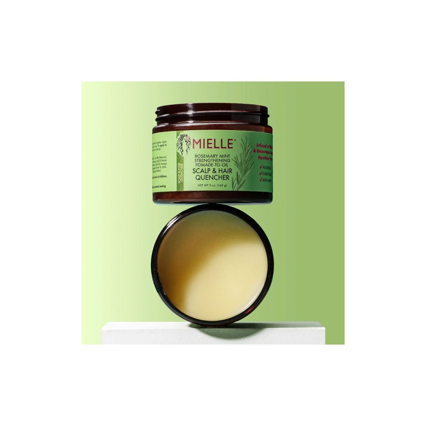 MIELLE Rosemary Mint Pomade-to-Oil Scalp & Hair Quencher