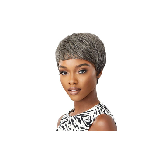 OUTRE Fab & Fly Gray Glamour Unprocessed Human Hair Wig - EDEN