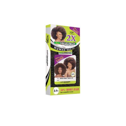 JANET COLLECTION Afro Kinky Synthetic Bulk 24"