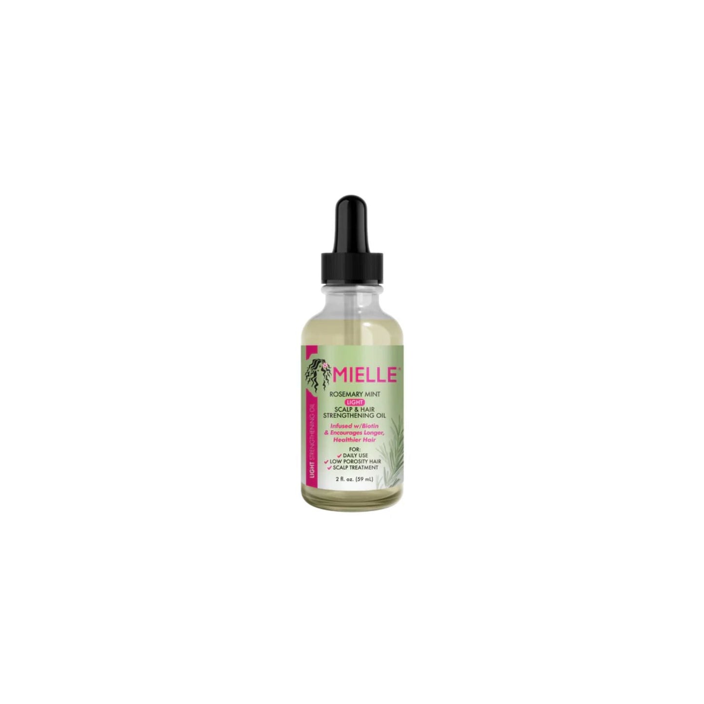 MIELLE Rosemary Mint Light Scalp & Hair Strengthening Oil