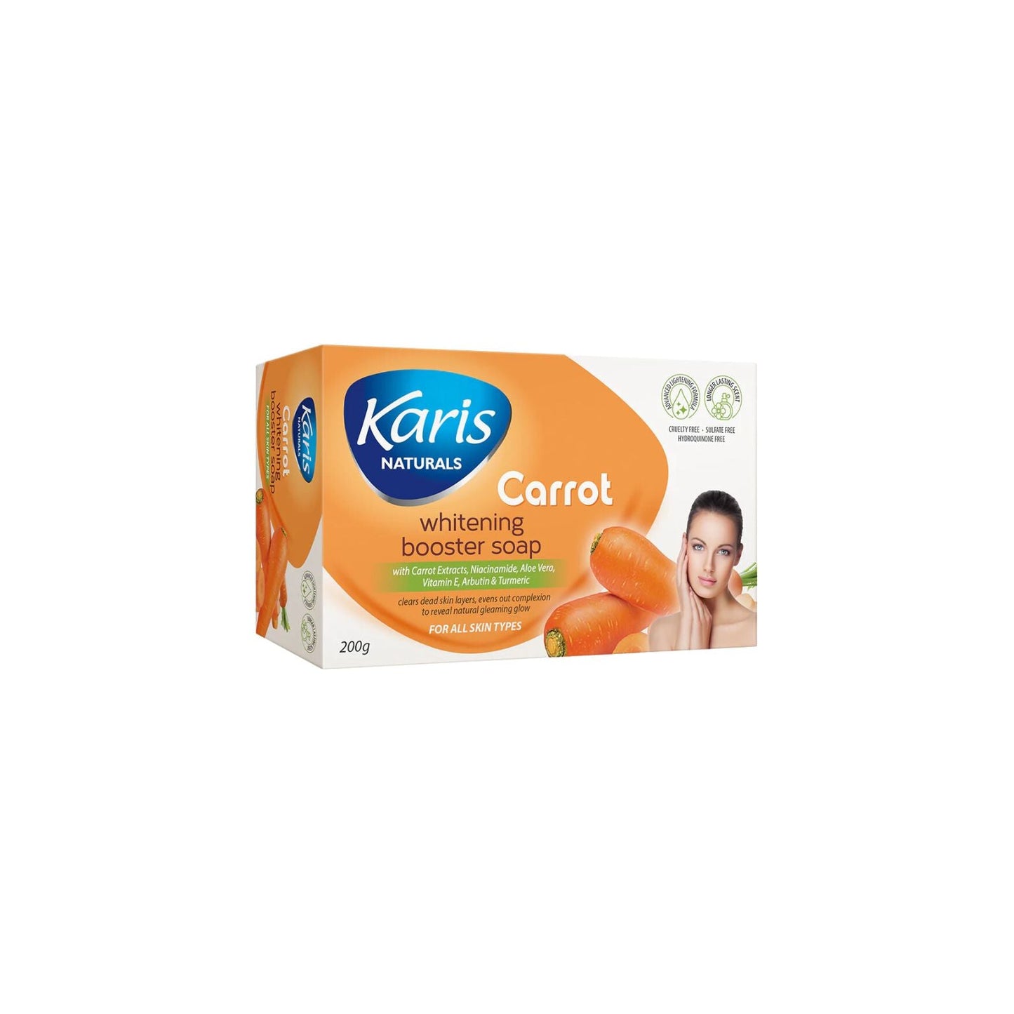 KARIS NATURALS Carrot Brightening Booster Soap