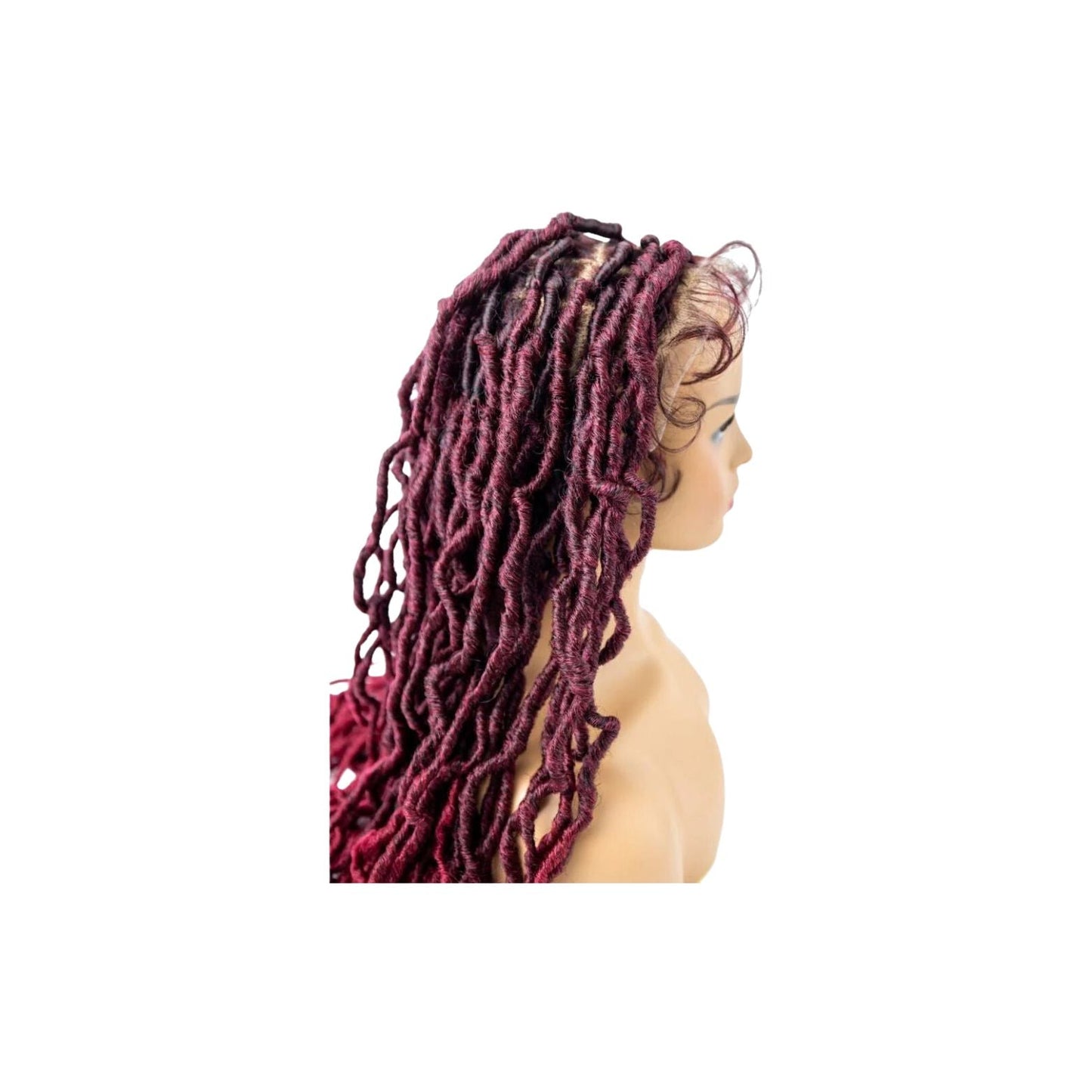 B & B Knotless Synthetic 100% Full HD Lace Wig - Knotless Loc