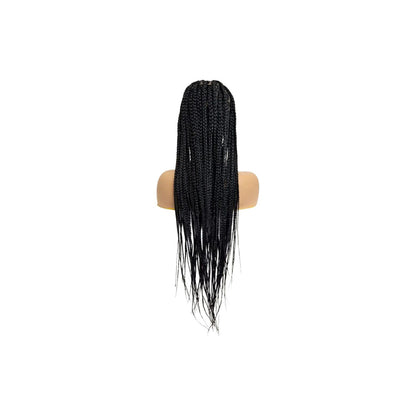 B & B Knotless Synthetic 100% Full HD Lace Wig - Square Box Braid