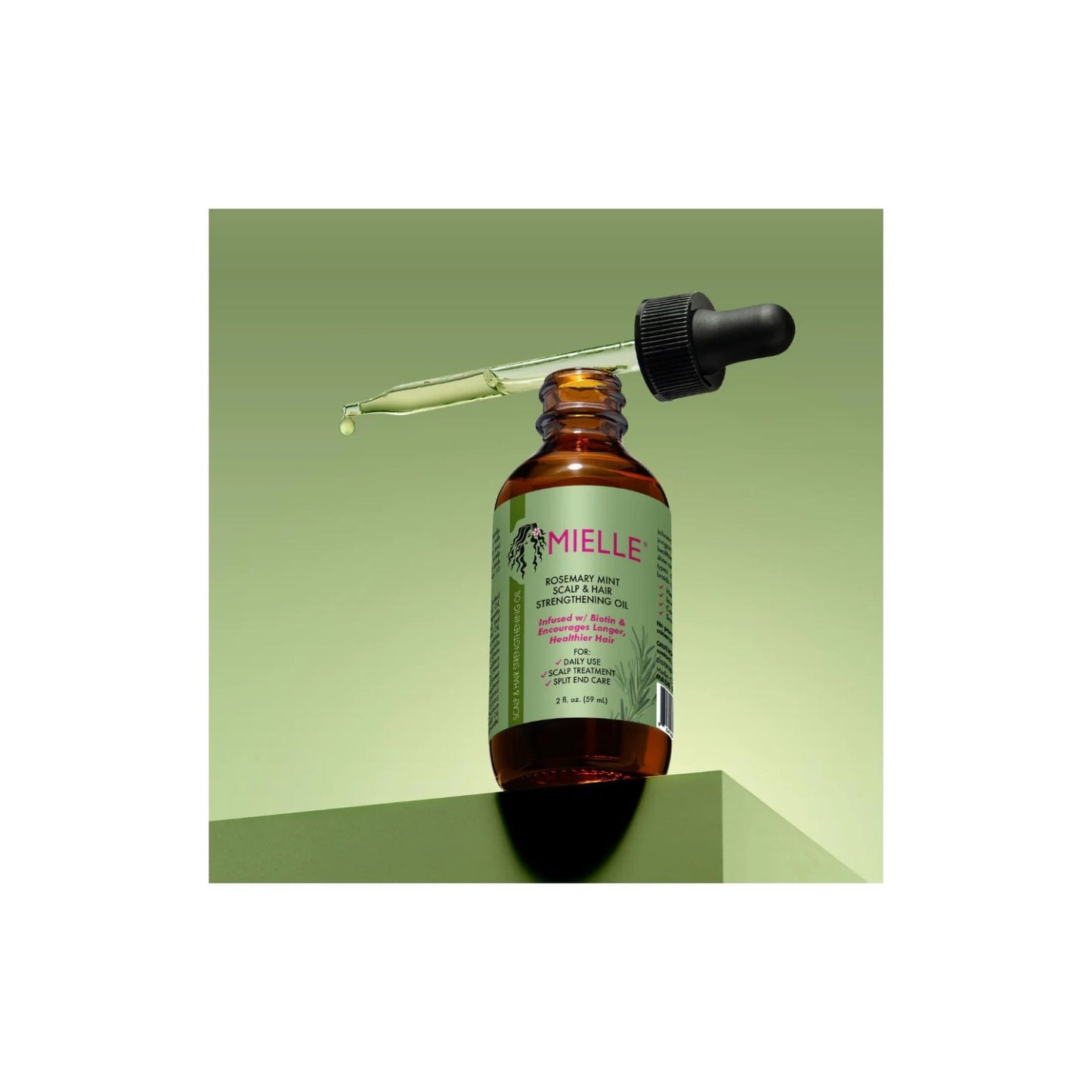 MIELLE Rosemary Mint Scalp & Hair Strengthening Oil