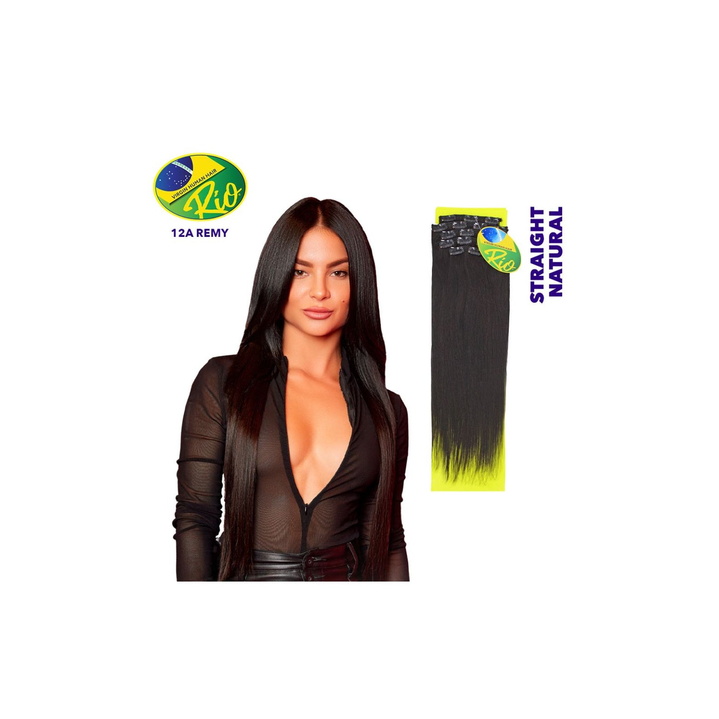 RIO 100% Virgin Human Hair Hair Clip-Ins