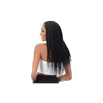 Mayde Beauty HD Lace Front Braided Wig Large knotless Box Braids 28"