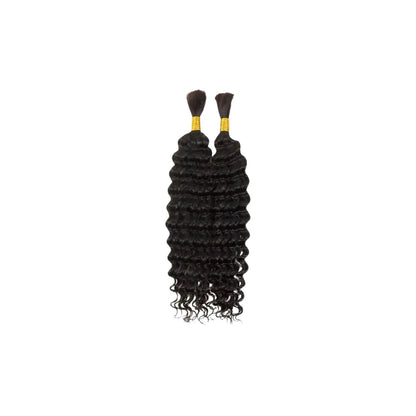 B&B Express 100% Virgin Human Hair Bulk  - Deep Wave