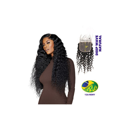 Rio 100% Virgin Human Hair 5x5 Closure - Curly Styles