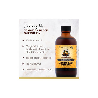 Sunny Isle Jamaican Black Castor Oil 4oz