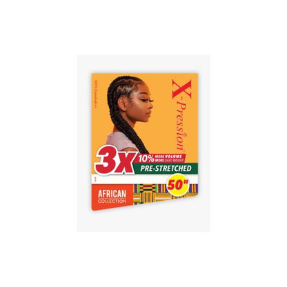 SENSATIONNEL 3X X-PRESSION PRE-STRETCHED BRAID  58"