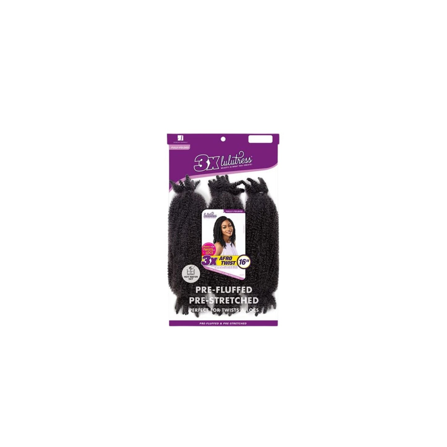 SENSATIONNEL  LULUTRESS  3X AFRO TWIST 16″