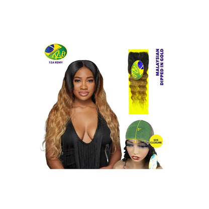 Rio 100% Virgin Human Hair 5x5 Closure - Wavy Style