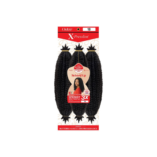 OUTRE Crochet Braids X-Pression Twisted Up 3X Springy Afro Twist