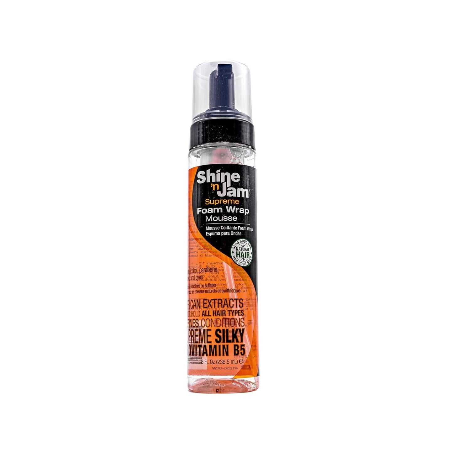 Shine-n-Jam Supreme Hold Foam Wrap Mousse 8oz