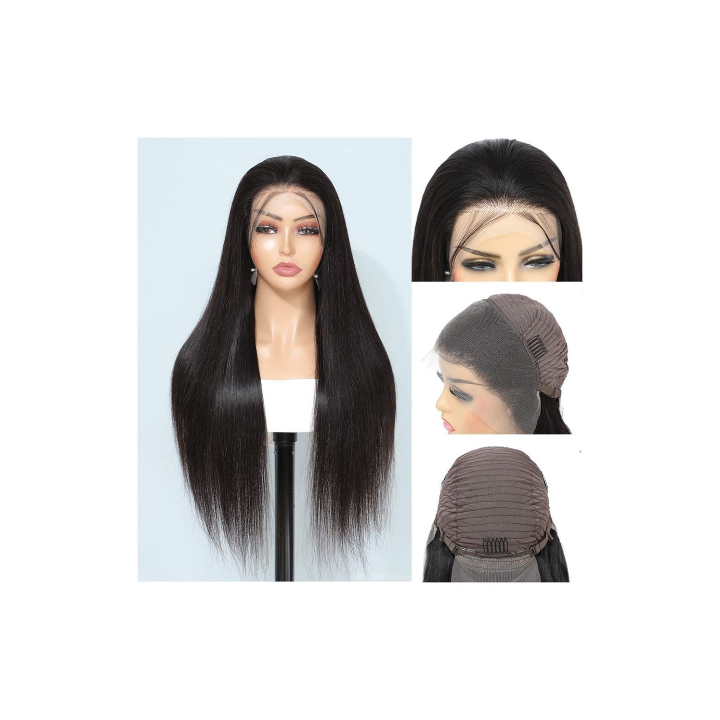 Fashion Plus - 100% Human Hair Brazilian 13x4 Frontal Wig