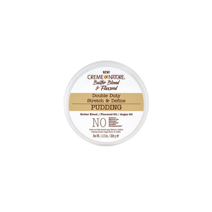 Creme of Nature Butter Blend & Flaxseed Stretch & Define Styling Cream Pudding 11.5 oz