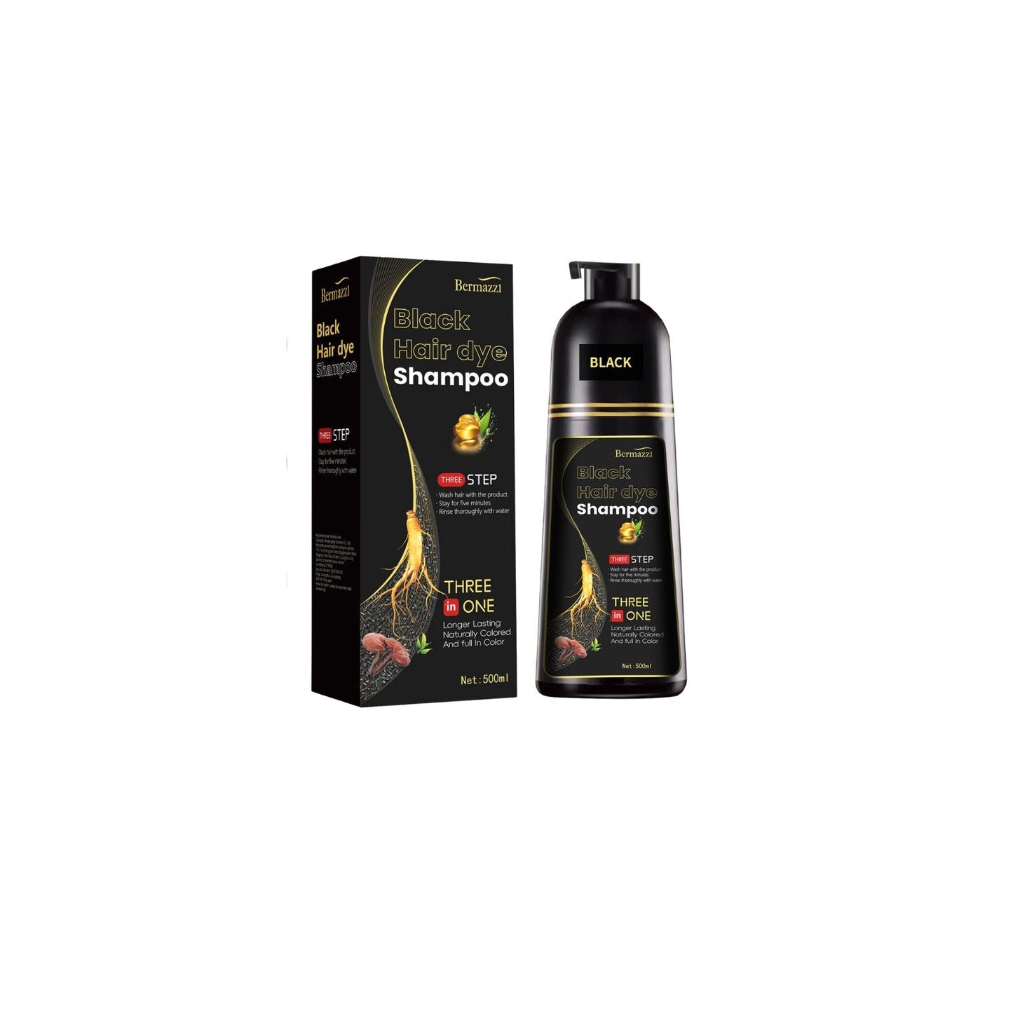 Bermazzi Black Hair Dye Shampoo