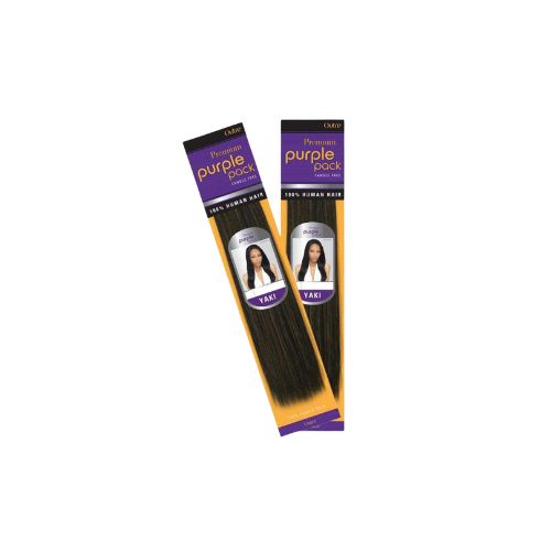 OUTRE Premium 100% Human Hair Weave PURPLE PACK YAKI - BUNDLE